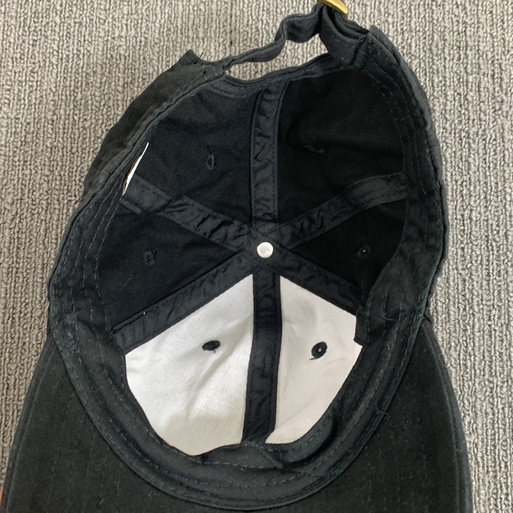 Time and Tru Baseball Hat Womens OSFM Black Soot Soft Adjustable Strapback Cap - Picture 11 of 12